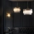 Lampa wisząca mosiężna szklana 5-punktowa 99166 z serii Marietta - Endon Lighting