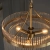 Lampa wisząca mosiężna szklana 3-punktowa 99167 z serii Marietta - Endon Lighting