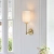 Kinkiet mosiężny z białym abażurem 99496 z serii Sancerre - Endon Lighting