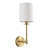 Kinkiet mosiężny z białym abażurem 99496 z serii Sancerre - Endon Lighting