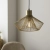 Lampa wisząca metalowa złota ażurowa 31cm 99498 z serii Kimberley - Endon Lighting