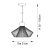 Lampa wisząca metalowa złota ażurowa 31cm 99498 z serii Kimberley - Endon Lighting