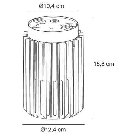 Lampa sufitowa zewnętrzna Aludra NO2118006250 - Nordlux