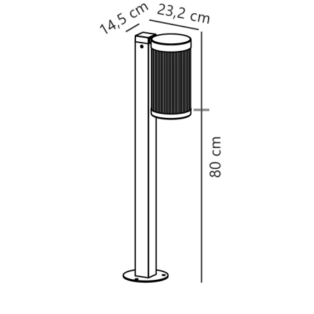 Lampa ogrodowa Coupar NO2218088003 - Nordlux