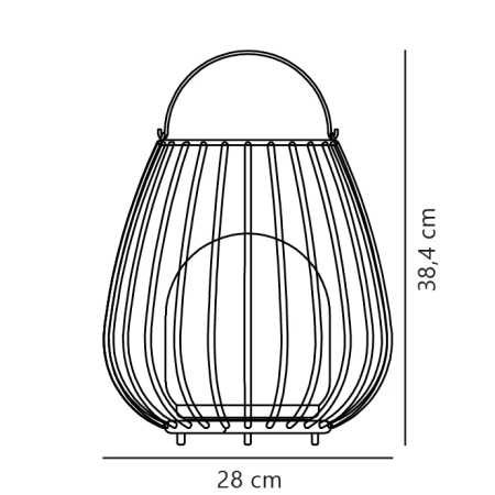 Lampa przenośna zewnętrzna Jim To-Go NO2218105006 - Nordlux