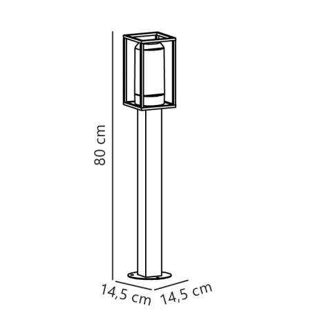 Lampa ogrodowa Griffin NO2218158047 - Nordlux