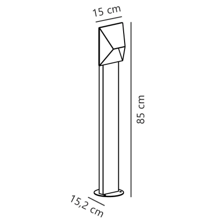 Lampa ogrodowa Pontio NO2218208003 - Nordlux