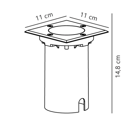 Lampa wpuszczana hermetyczna Andor NO2218410034 - Nordlux