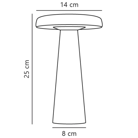Lampa przenośna zewnętrzna Arcello NO2220155061 - Design for The People