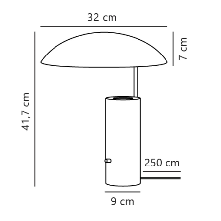 Lampa stołowa Mademoiselles NO2220405003 - Design for The People