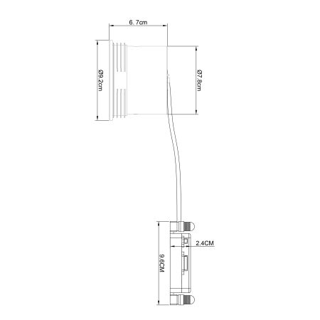 Lampa wpuszczana Sorina NO2310360003 - Nordlux