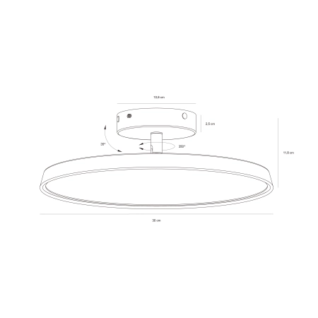 Lampa sufitowa Kaito NO2320546001 - Design for The People