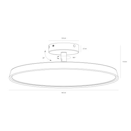Lampa sufitowa Kaito NO2320556001 - Design for The People
