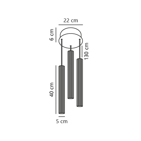 Lampa wisząca Vico NO2412123003 - Nordlux