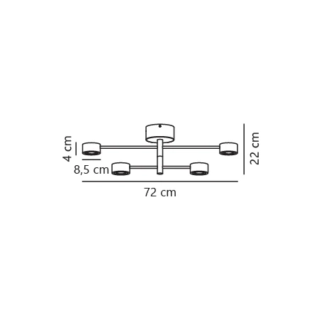 Lampa sufitowa Clyde NO2412260103 - Nordlux