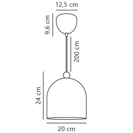 Lampa wisząca Gaston NO2412653023 - Nordlux