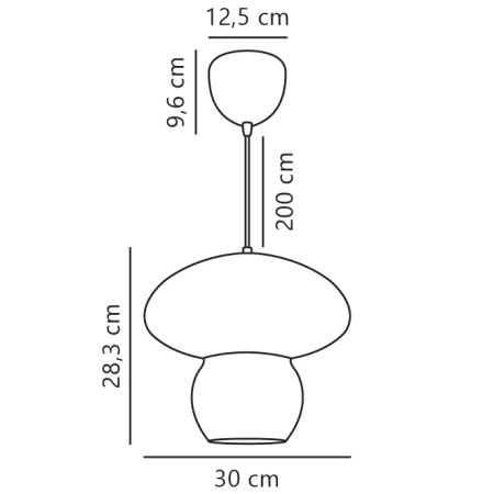 Lampa wisząca Allie NO2412753060 - Nordlux