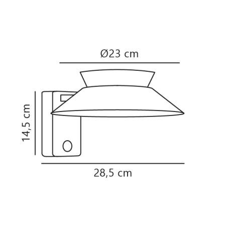 Kinkiet zewnętrzny Justina NO2418071003 - Nordlux