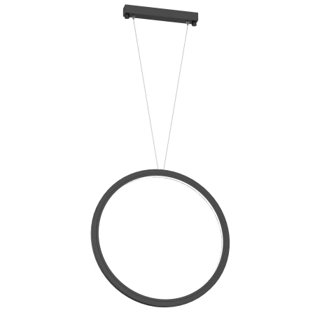 Lampa wisząca Ikuna O - Czarna (450 mm) 4000K 5075  - Antigo