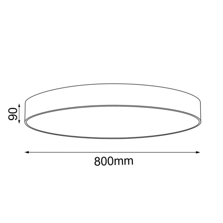 Plafon Sengo 80 - Biały (90 mm) 1299  - Antigo