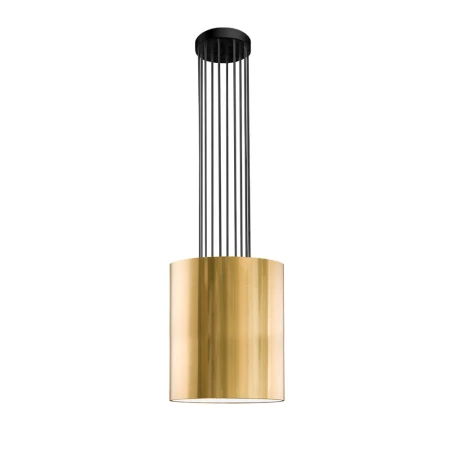 Lampa wisząca IHI - Czarna-mosiężny (480 mm) 9492  - Antigo