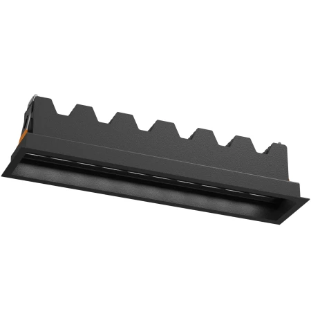 Lampa wpuszczana A - Glare in 10 - Czarna 3000K 3050  - Antigo
