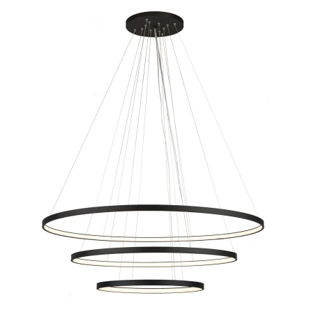 Lampa wisząca Agari Multi 3 117-87-57 - Czarna (1170 mm) 3000K 5430  - Antigo