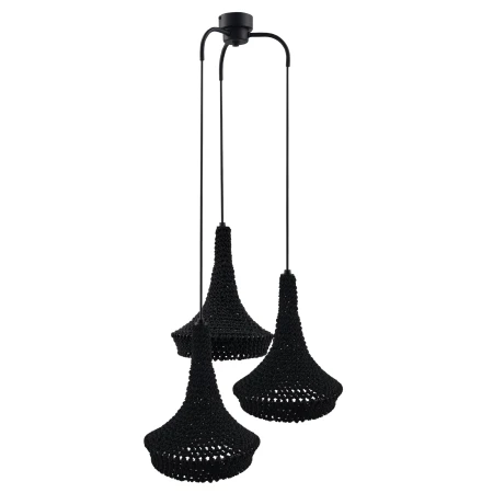 Lampa wisząca Mahaka 3 - Czarna (500 mm) 5174  - Antigo
