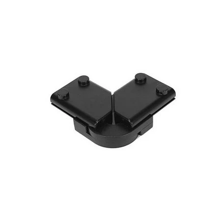 Łącznik L szynoprzewodu magnetycznego Komatsu Slim - Czarny 6043  - Antigo