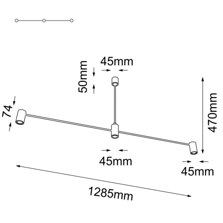 Lampa wisząca Dakata 2 - Czarna 5634  - Antigo