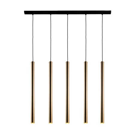 Lampa wisząca Akadi 5 - Mosiądz polerowany-czarna (700 mm) 8887  - Antigo