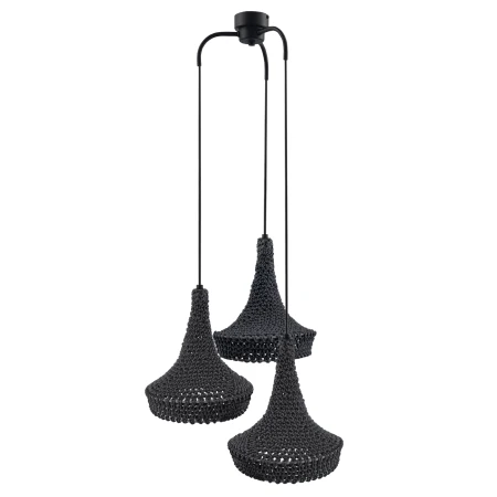 Lampa wisząca Mahaka 3 - Szara (500 mm) 5183  - Antigo