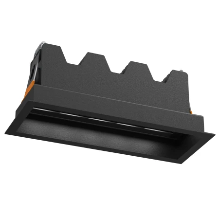Lampa wpuszczana A - Glare in 5 - Czarna 3000K 3046  - Antigo