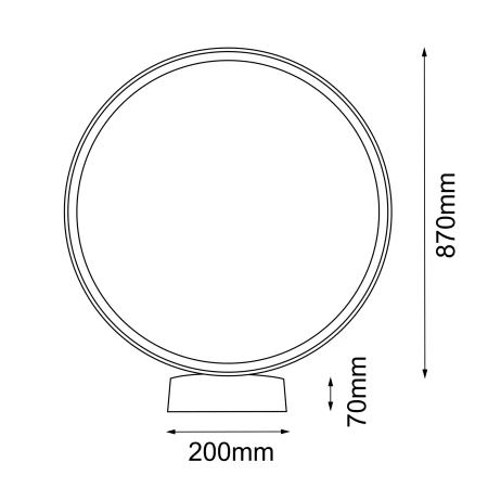 Lampa stojąca ogrodowa Abira 87 - Antracyt (940 mm) 3000K 9914  - Antigo