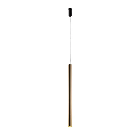 Lampa wisząca Akadi 1 - Mosiądz polerowany-czarna (700 mm) 8883  - Antigo