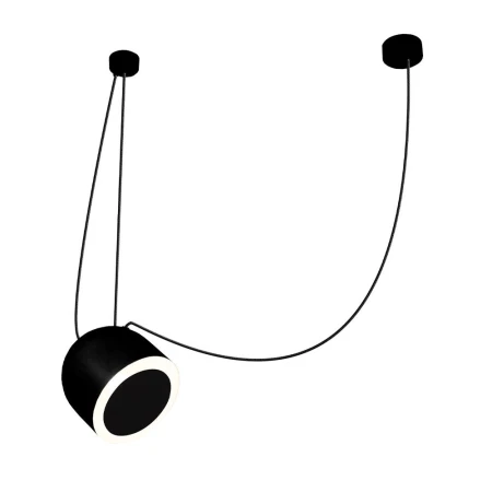 Lampa wisząca DOBO 1 - Czarna 9035  - Antigo