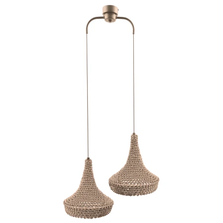 Lampa wisząca Mahaka 2 - Beżowa (500 mm) 5179  - Antigo