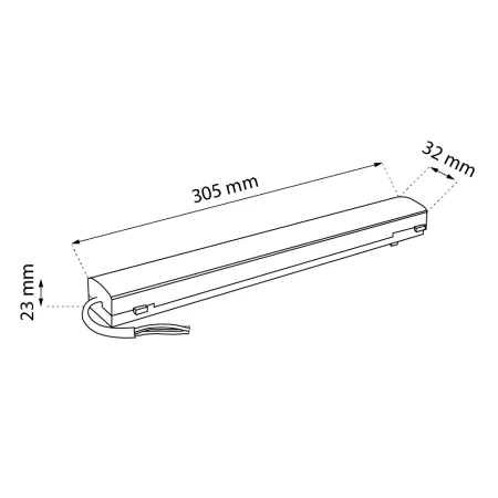 Zasilacz wpinany 200W (system Komatsu Slim) - Czarny 6048  - Antigo