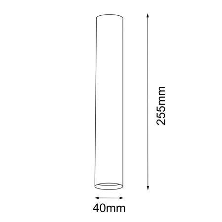 Plafon Yabu - Czarny IP44 (255 mm) 8074  - Antigo