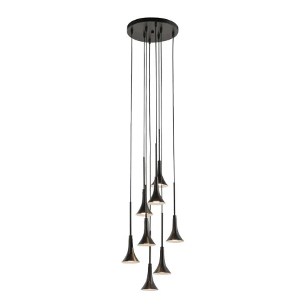 Lampa wisząca Kanzaki 8 - Czarna (300 mm) 3000K 7942  - Antigo