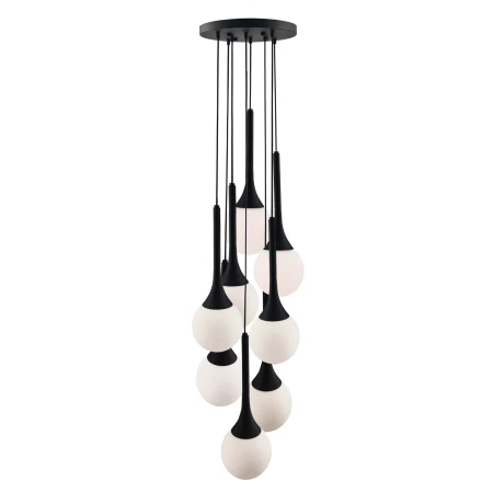 Lampa wisząca Jun 8 - Czarna (320 mm) 5171  - Antigo