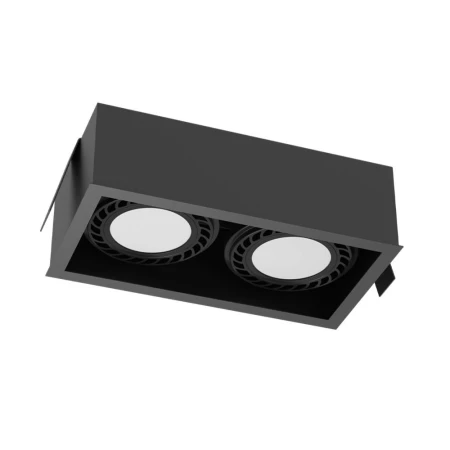Lampa wpuszczana Cage in 1-2 - Czarna 3274  - Antigo