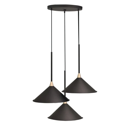 Lampa wisząca Merto 3 - Czarna (320 mm) 5066  - Antigo