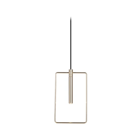 Lampa wisząca Faro prostokąt - Mosiądz polerowany (185 mm) 8288  - Antigo