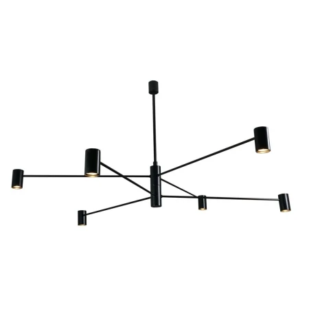 Lampa wisząca Dakata 6 - Czarna 5638  - Antigo