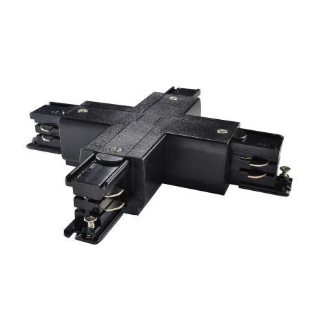 Łącznik X szynoprzewodu 3F 230V - Czarny 8115  - Antigo