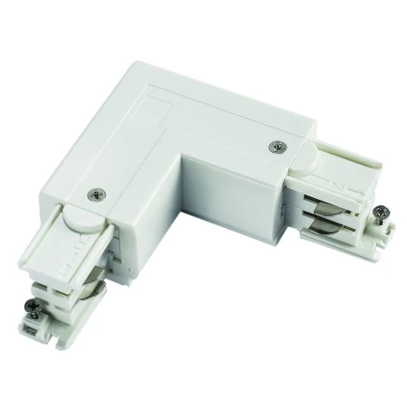 Łącznik L zamienny lewy-prawy do szynoprzewodu 3F 230V - Biały 8118  - Antigo