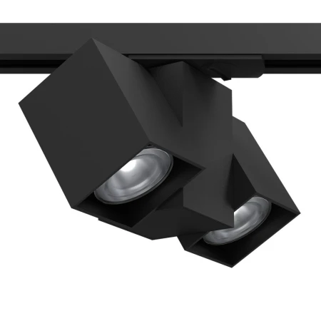Spot Cube track 2 - Czarny - Szynoprzewód 1F 230V 6262  - Antigo