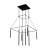 Lampa wisząca alha H - (750 mm) Czarna 9010  - Antigo