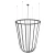 Lampa wisząca no. moon A Z - Czarna (600 mm) 5145  - Antigo